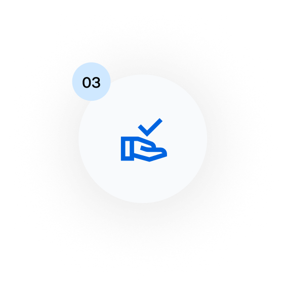Step 03: Handover